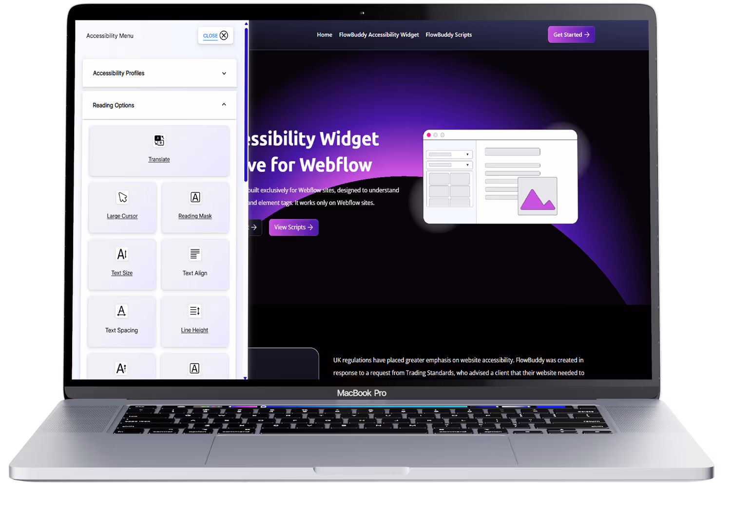 FlowBuddy Accessible Widget